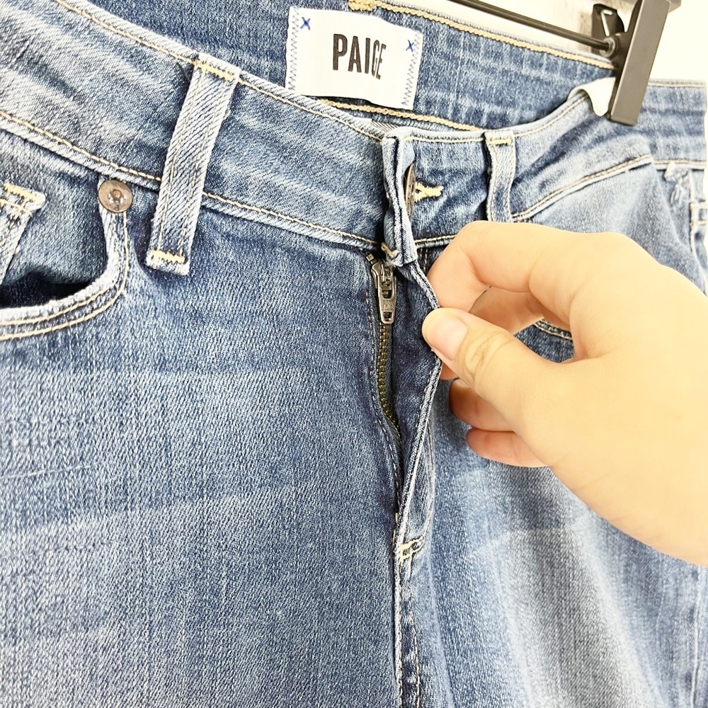 Paige Verdugo Ultra Skinny Carmen Tear and Repair Jeans Size 29 - Picture 3 of 9